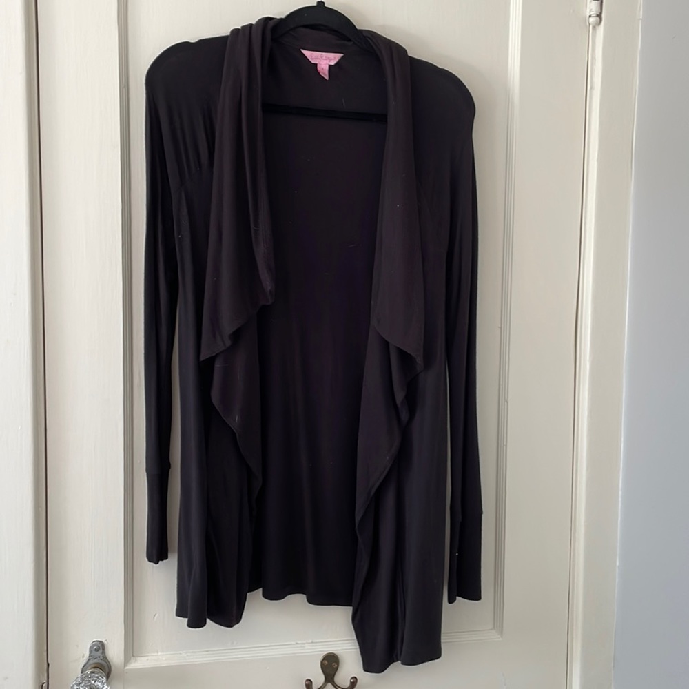 Lilly Pulitzer Super Soft black wrap